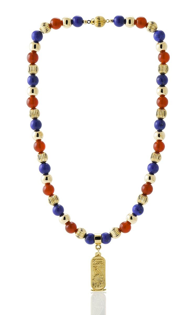 Royal Red & Blue Necklace - Why Ever Knot
