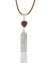 Heart of a Scarab Cartouche Necklace - Why Ever Knot